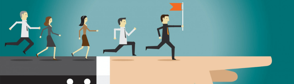 Leadership pointing the way