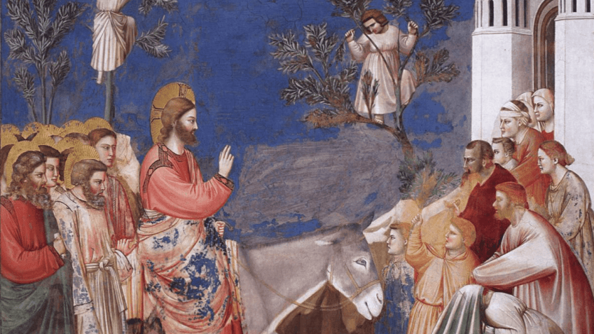 Palm Sunday - Jesus enters Jerusalem Giotto